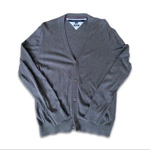 Tommy Hilfiger Gray Knit Cardigan